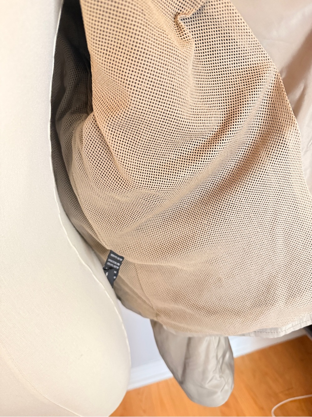 Mario Serrani Italy Utility Blazer Jacket - Khaki Grey (Size 12) - Picture 9 of 10